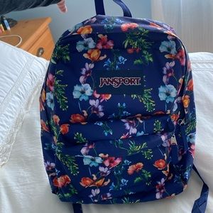 Jansport floral backpack never used